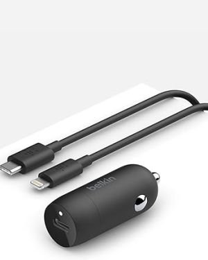 Belkin 20W Car Bundle with Type C to Lightning Cable